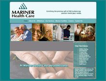 Tablet Screenshot of marinerhealthcare.com
